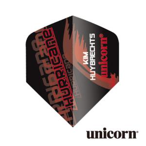 ダーツ フライト ユニコーン unicorn KIM HUYBRECHTS ブラック(ポスト便OK/2トリ)｜dartsshoptito