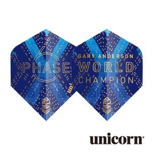 ダーツ フライト Unicorn ULTRAFLY 100 PLUS GARY ANDERSON World Champion Phase6 ユニコーン ウルトラフライ ゲイリー・アンダーソン（ポスト便OK/1トリ）｜dartsshoptito