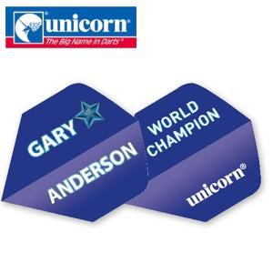 ダーツ フライト ユニコーン unicorn Authentic.100 Gary BLUE STAR (ポスト便OK/2トリ)｜dartsshoptito