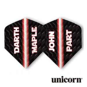 ダーツ フライト ユニコーン unicorn Q.100 JOHN PART BLACK(ポスト便OK/2トリ)｜dartsshoptito