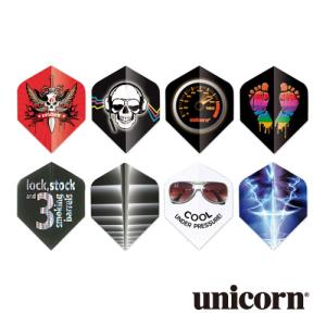 ダーツ フライト unicorn CORE .75 ユニコーン イラストシリーズ1(ポスト便OK/2トリ)｜dartsshoptito