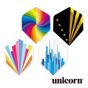 ダーツ フライト unicorn CORE .75 ユニコーン 幾何学シリーズ(ポスト便OK/2トリ)｜dartsshoptito