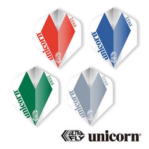 ダーツ フライト unicorn ULTRA FLY.100 COMET ユニコーン ウルトラフライ (ポスト便OK/2トリ)｜dartsshoptito