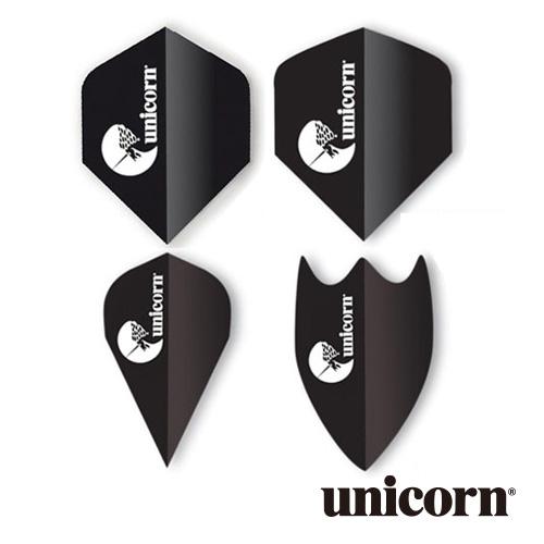 ダーツ フライト unicorn SUPER MAESTRO .125 ユニコーン ブラック (ポス...