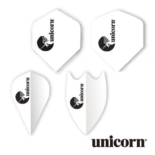 ダーツ フライト ユニコーン unicorn SUPER MAESTRO .125 ホワイト (ポス...