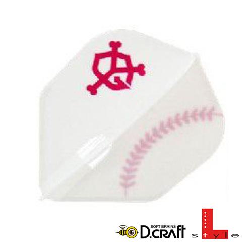 ダーツフライト D.craft×シャンパンリング対応フライトL GIANTS (ポスト便OK/3トリ...