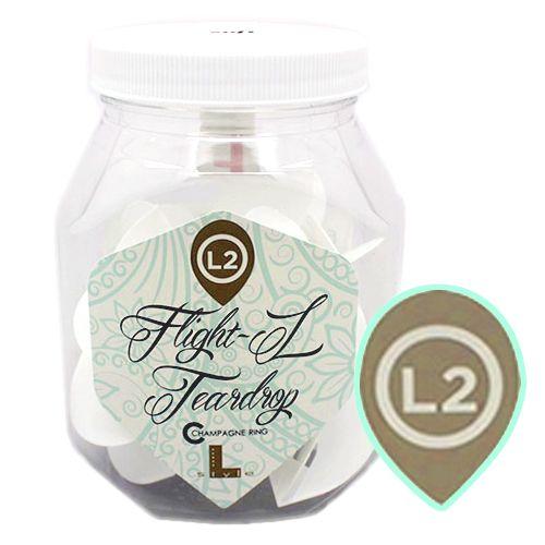 ダーツ フライト フライトL ソフト 15個入り ティアドロップ ホワイト