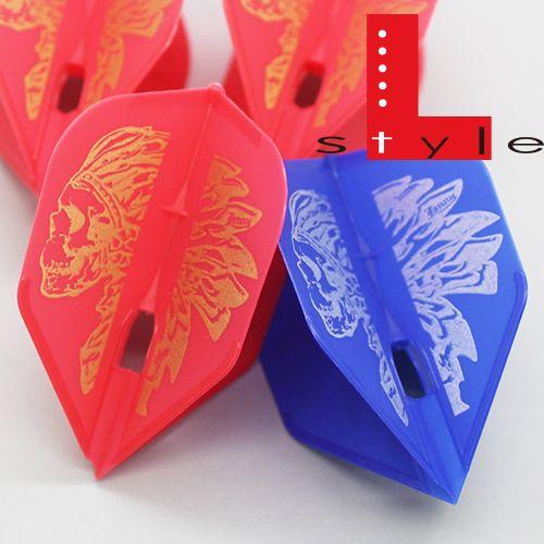 ダーツ フライト フライトL シャンパンJONNY Ver.1安食賢一 レッド・ブルー・ゴールド