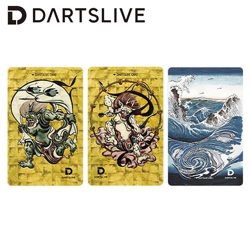 ダーツ DARTSLIVE CARD ライブカード 日本画  風神 雷神 渦潮 オンラインカード(ポ...