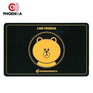 フェニックスカード PHOENicA×LINE FRIEND ブラウン ゴールド オンラインカード PHOENIXDARTS (ポスト便OK/1トリ)｜dartsshoptito
