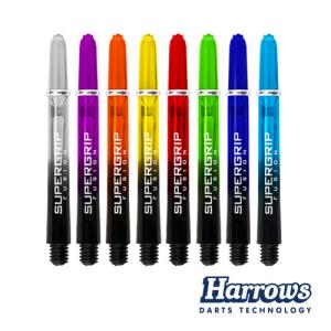 ダーツ シャフト Harrows SUPERGRIP FUSION MEDIUM ハローズ スーパーグリップ フュージョン (ポスト便OK/3トリ)｜dartsshoptito