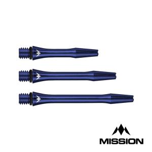 ダーツ シャフト MISSION DARTS AliCross Dart Shafts ミッションダーツ アリクロス ブルー（ポスト便OK/1トリ）｜dartsshoptito