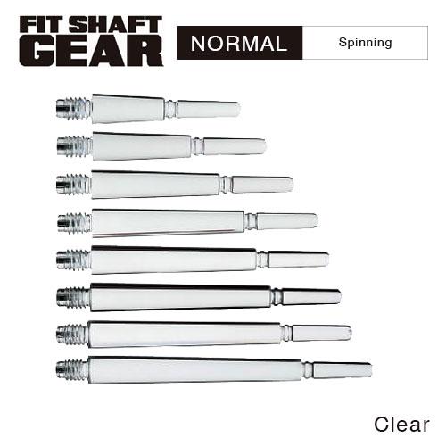 ダーツ シャフト Fitシャフト GEAR ノーマル スピン クリア (ポスト便OK/3トリ)
