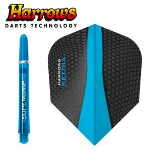 フライト Harrows TWIN PACK アクア MEDIUM (ポスト便OK/3トリ)｜dartsshoptito