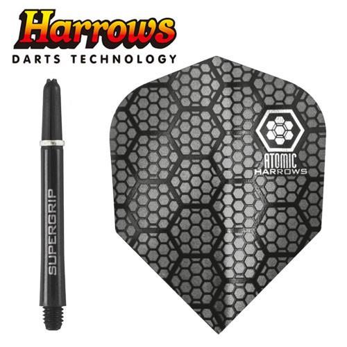 Harrows TWIN PACK ブラック/シルバー MEDIUM (ポスト便OK/3トリ)