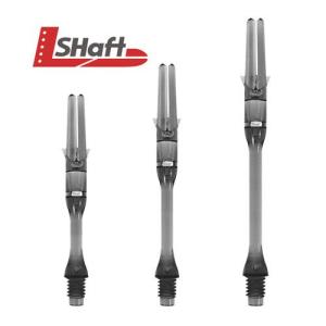 ダーツ シャフト L-Shaft SILENT スリム クリアブラック (ポスト便OK/2トリ)｜dartsshoptito