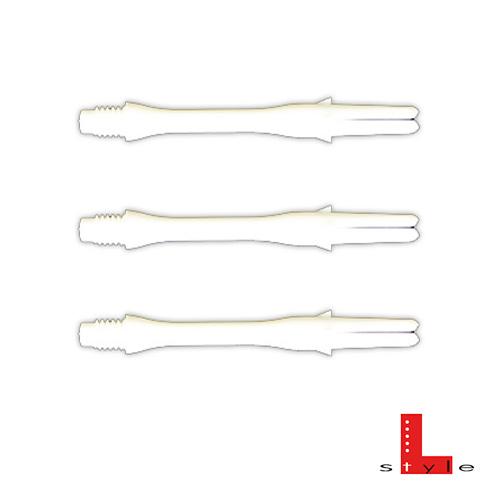 ダーツ シャフト エルスタイル L-Style L-Shaft ロック・スリム ホワイト 300 (...