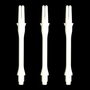 ダーツ シャフト エルスタイル L-Style L-Shaft ロック・スリム ホワイト 370 (ポスト便OK/2トリ)｜dartsshoptito