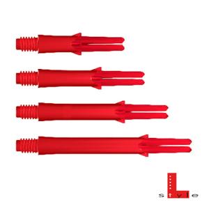 ダーツ エルスタイル Lシャフト L-Shaft Lock Straight Red ストレート ロック レッド (ポスト便OK/2トリ)｜dartsshoptito