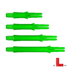 ダーツ エルスタイル Lシャフト L-Shaft Lock Straight Green ストレート ロック グリーン(ポスト便OK/2トリ)｜dartsshoptito