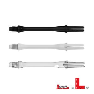 ダーツ シャフト L-Style L-SHaft Lock Slim エルスタイル Lシャフト ロック スリム クリア ブラック ホワイト (ポスト便OK/2トリ)｜dartsshoptito