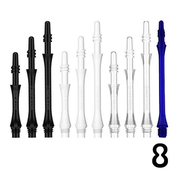 ダーツ シャフト エイト フライト 8FLIGHT SHAFT SLIM SPIN スリム ダーツ ...