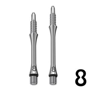 ダーツ シャフト 8フライト 8FLIGHT SLIM TITANIUM FIXED SHAFT(ポスト便OK/2トリ)