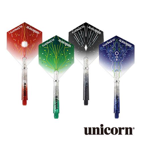 ダーツ フライト＆シャフト ユニコーン unicorn ELEMENTS TWO-TONE FLIG...