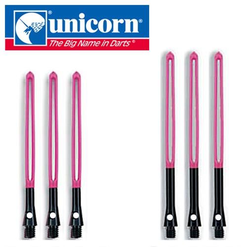 ダーツ unicorn Slik Stik Aluminium+シャフト ピンク (ポスト便OK/3...