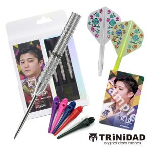 ダーツセット TRiNiDAD CONDOR AXE トリニダード コンドルアックス 後藤智弥 選手セット KID 限定ライブカード付き STEEL｜dartsshoptito