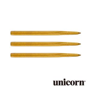 ダーツ Unicorn VOLUTE GOLD STEEL POINT 36mm 78088 ユニコーン スティールポイント ゴールド｜dartsshoptito