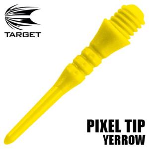 ティップ TARGET ピクセルティップ イエロー 50ピース(ポスト便OK/5トリ)｜dartsshoptito