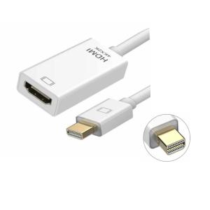 MiniDP to HDMI 変換アダプター 4K MacBook Mini DisplayPort to HDMI 変換ケーブル ミラー 拡張モード Thunderbolt ディスプレイ モニター用 ad-minidphdmi
