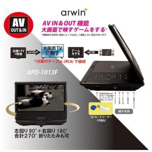 arwin 10.1インチ液晶 フルセグ 地デ...の詳細画像3