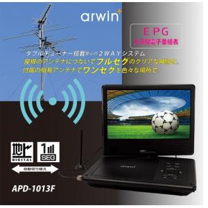 arwin 10.1インチ液晶 フルセグ 地デ...の詳細画像4