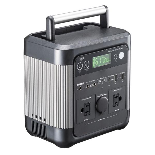ポータブル電源（518Wh）BTL-RDC34 最大AC600Wの出力に対応し5種類の給電ポート搭載...