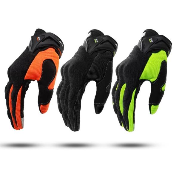 バイク　自転車用 手袋 グローブ 春　夏 スマホ タッチパネル対応 プロテクター　オートバイdar-...