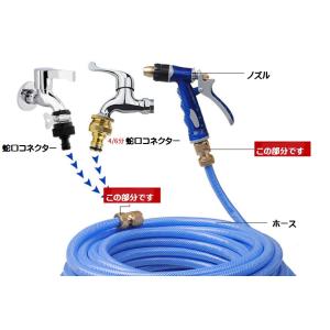ホースコネクタ コネクタ 真鍮製 アタッチメン...の詳細画像1