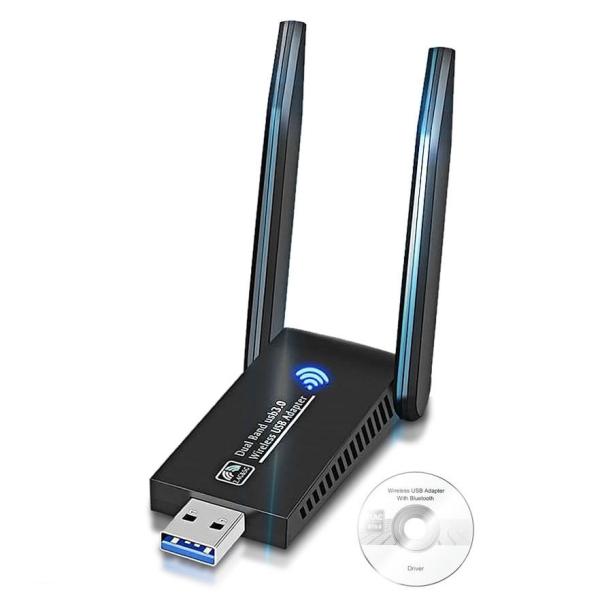 デュアルバンド対応 wifi 無線LAN 子機 USB3.0 アダプタ 1300Mbps Windo...