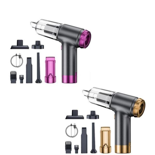 コードレス 掃除機 小型 12000pa 強力吸引 逆噴射 ハンディクリーナー USB充電式 エアー...