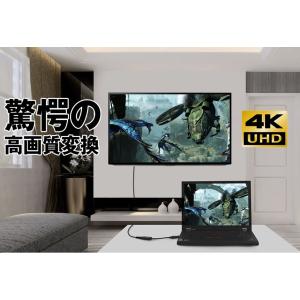 HDMI変換アダプタ DisplayPort 4K 対応 金メッキコネクタ搭載 UHD 3840x2...
