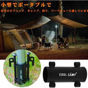 テント ポール 固定用ホルダー タープ ペグ ...の詳細画像2