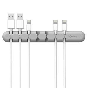 スマホ　ケーブルホルダー すっきりまとまる　シリコン製 クリップ コード 収納用 ドロップ 7本固定...