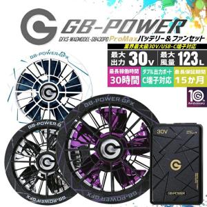 即日発送】長信ジャパン 空調服用（30V専用 ファン＆バッテリーセット