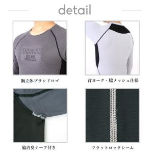 ディッキーズ インナーシャツ 冷感 長袖 Di...の詳細画像5