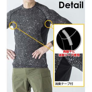 【即日発送】インナーシャツ メンズ 春夏 クロ...の詳細画像2