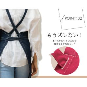 【即日発送】Lee 胸当てエプロン デニム ヒ...の詳細画像4