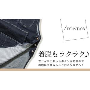 Leeエプロン デニム ヒッコリー オーバーオ...の詳細画像5