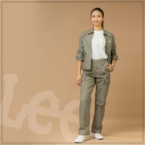 カーゴパンツ Lee 作業服 レディース スト...の詳細画像3