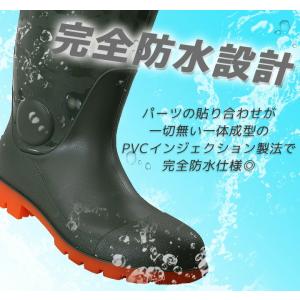 安全長靴 鋼製先芯入り 防水 耐油 ジーベック...の詳細画像3